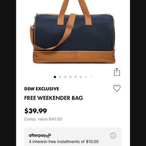 Weekender Travel bag with shoe storage